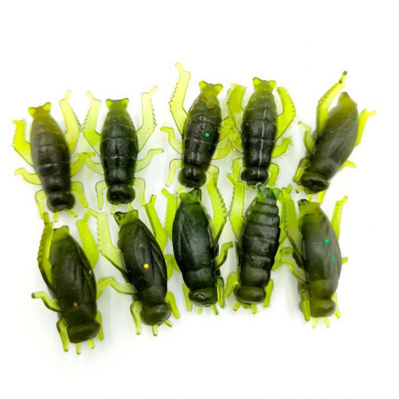 60pcs/box Soft Insect Cricket  - Fishing Lure Box ulasan dan harga