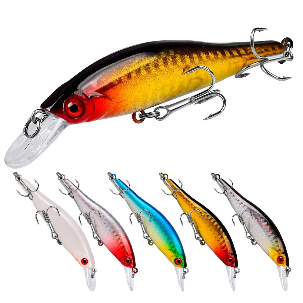 5 Colors Squid Sea Minnow Fish - Fishing Lure Jerkbait ulasan dan harga