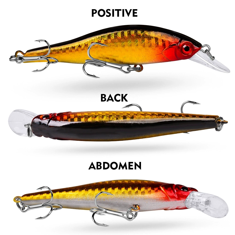 5 Colors Squid Sea Minnow Fish - Fishing Lure Jerkbait ulasan dan harga