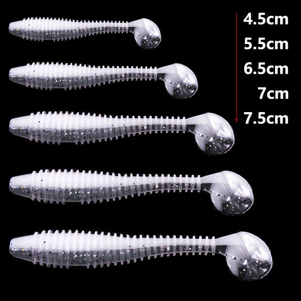 WALK FISH 10PCS Soft Lures Sil - Fishing Lure Swimbait ulasan dan harga