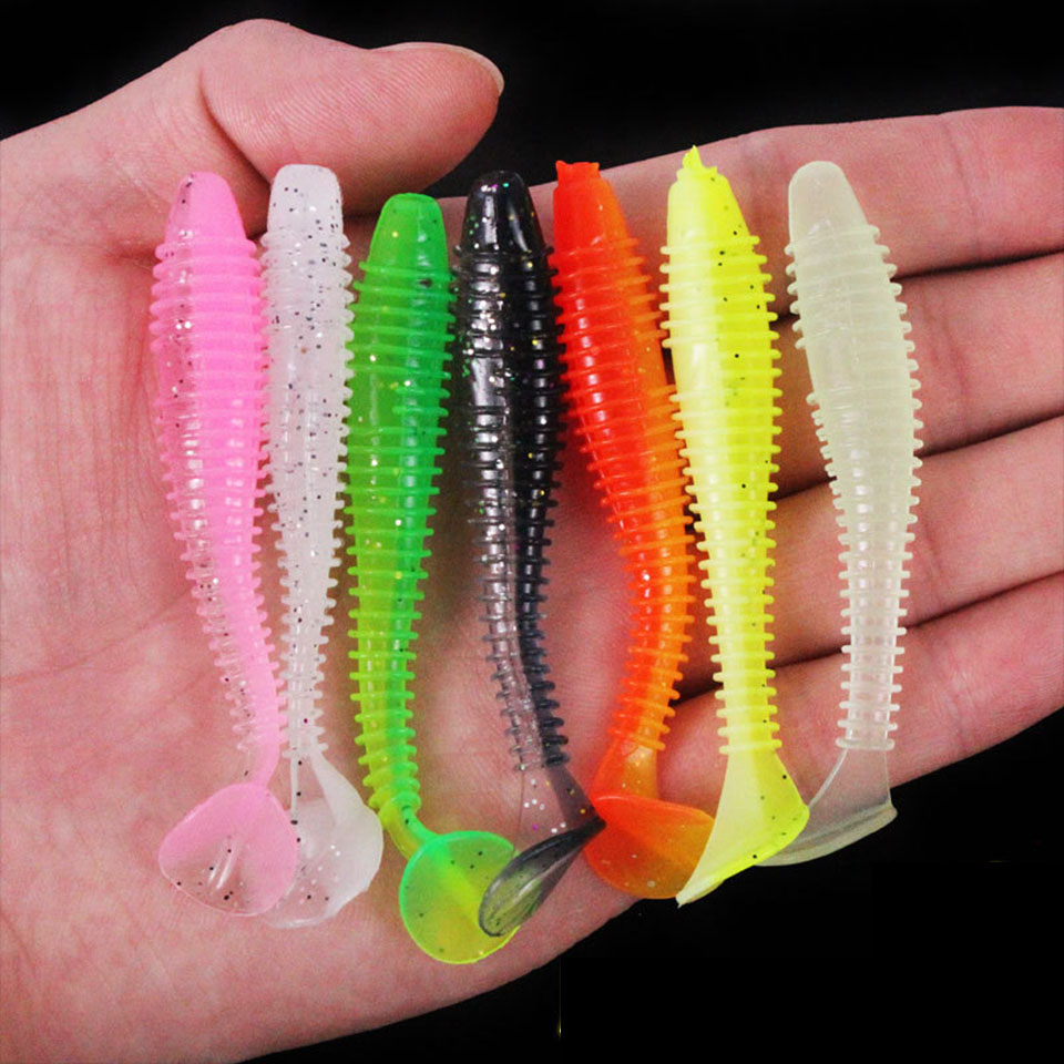 WALK FISH 10PCS Soft Lures Sil - Fishing Lure Swimbait ulasan dan harga