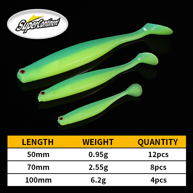 2022 Supercontinent ShadTeez 5 - Fishing Lure Soft Plastic ulasan dan harga