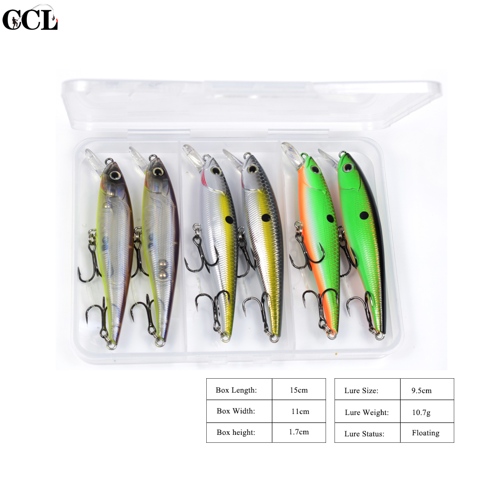 CCLTBA 3pcs/lot Customzied Fis - Fishing Lure Jerkbait ulasan dan harga