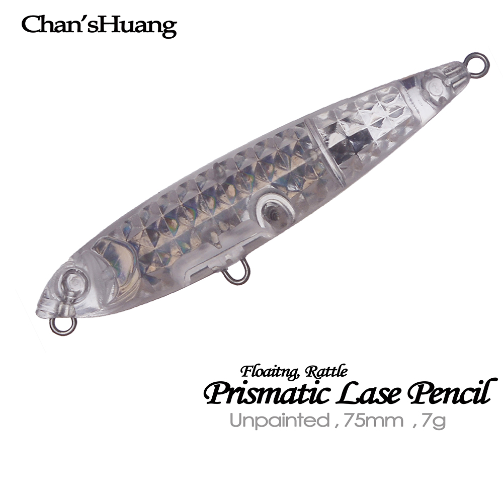 Chan’sHuang 20PCS Unpainted Bl - Fishing Lure Topwater ulasan dan harga