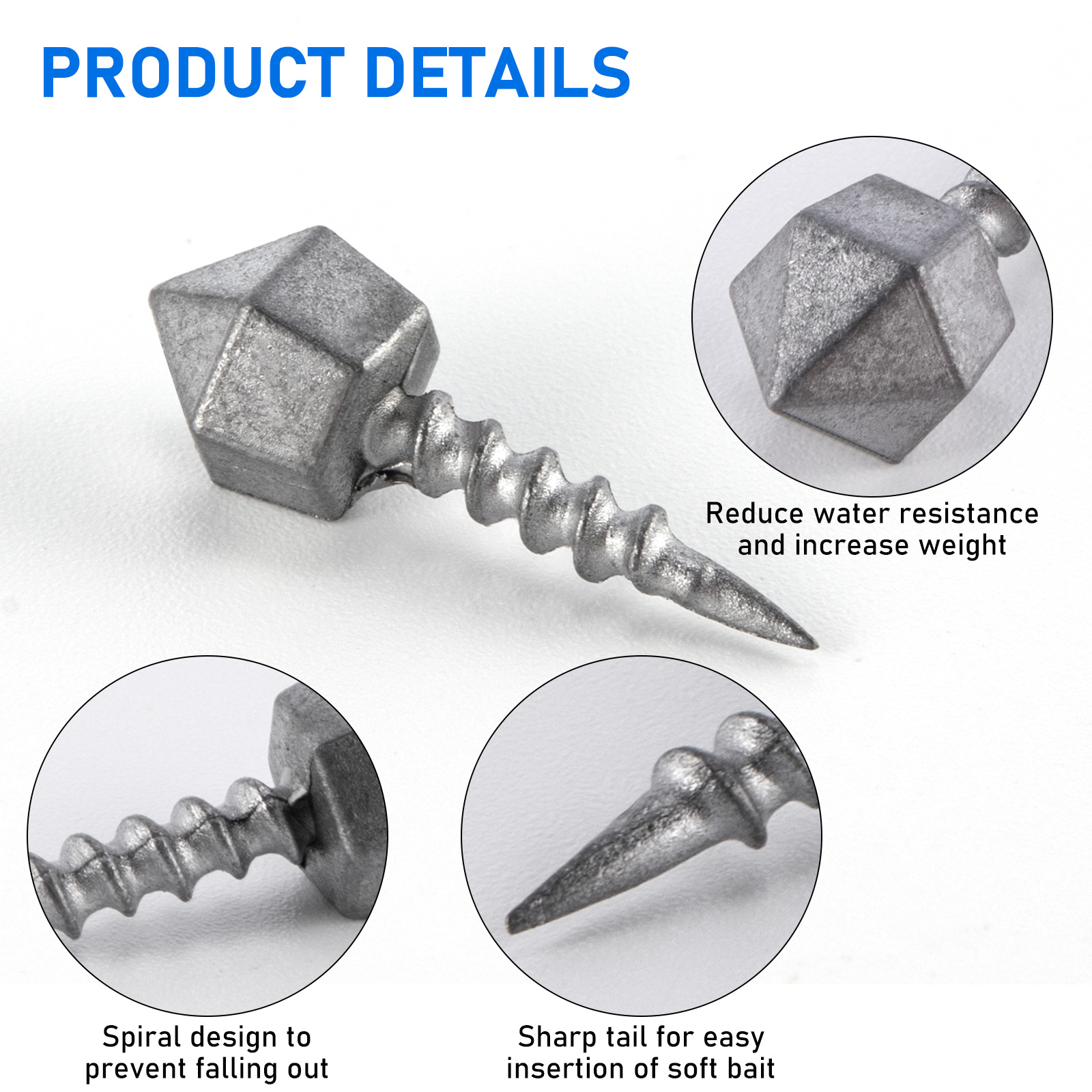 10pcs Fishing Insert Weight Si - Fishing Lure Accessories ulasan dan harga