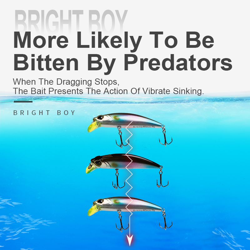 Kingdom Sinking Minnow Fishing - Fishing Lure Crankbait ulasan dan harga