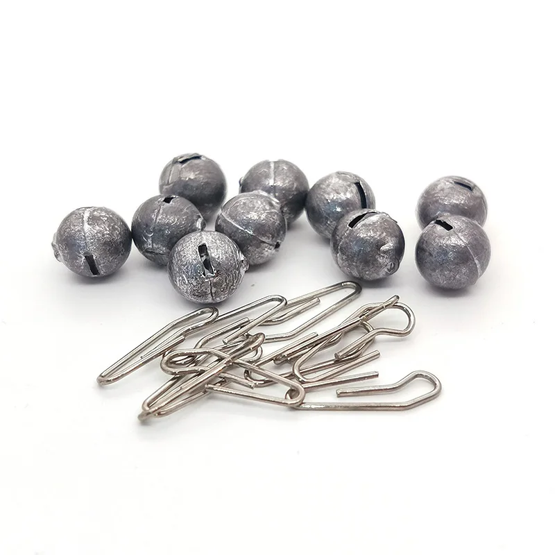 OUTKIT 10pcs/lot Lead Head Sin - Fishing Lure Accessories ulasan dan harga
