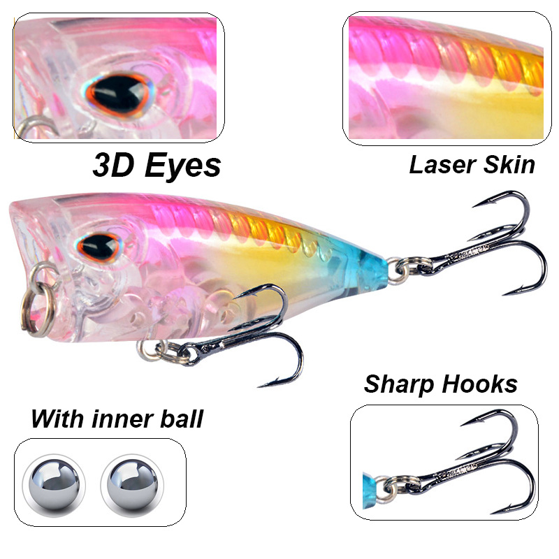 YUCONG 1PC Mini Popper Fishing - Fishing Lure Crankbait ulasan dan harga